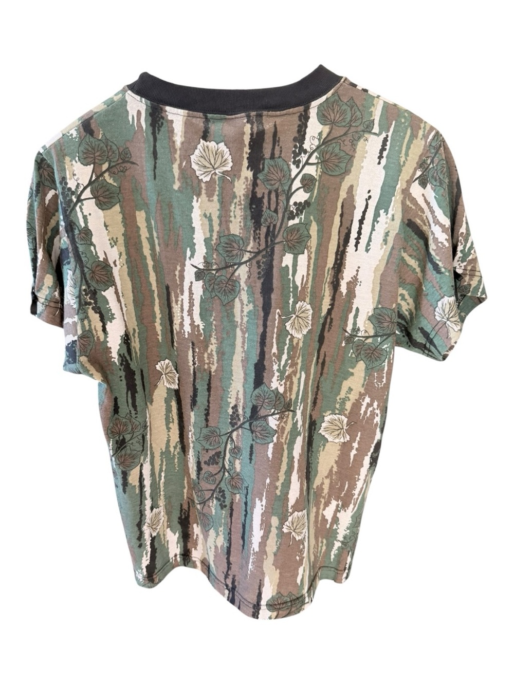 VTG 90s Dame-O-Flage Grapevine Camo T-Shirt Medium - Picture 2 of 10